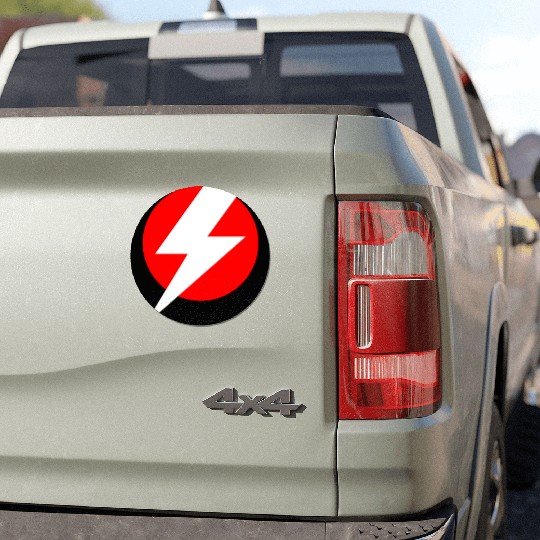 Lightning Bolt Car Magnets