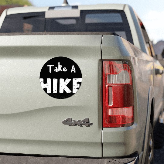 Take A Hike - Hiking Car Magnets