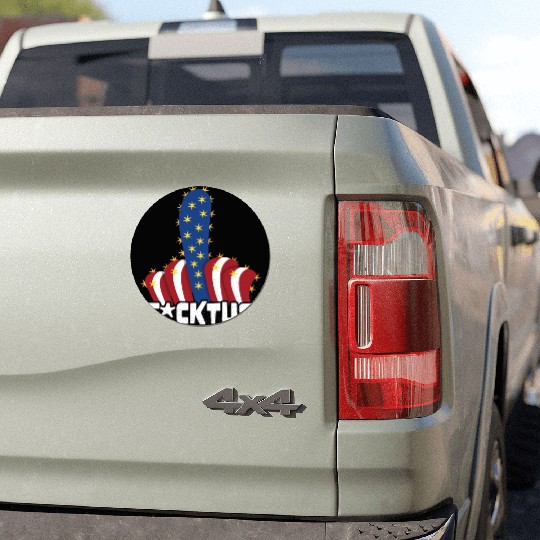 4th of July Vote Cactus Patriotic American Fucktus Car Magnets