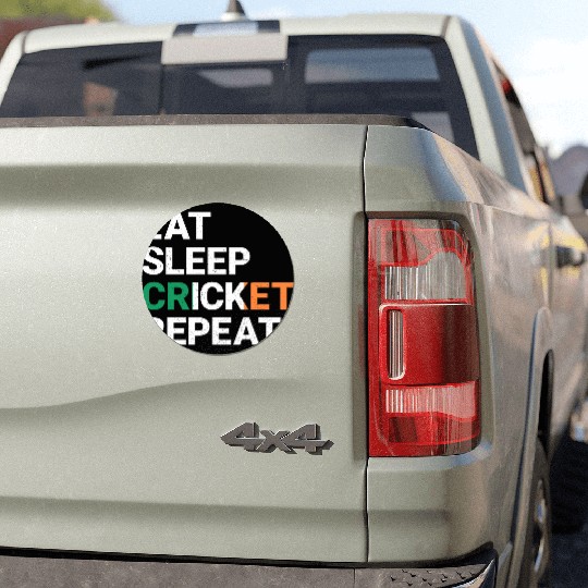 Eat Sleep Cricket Repeat Ireland Flag Sports Gift Car Magnets