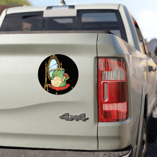 Classy Royalty Prince Toad Frog Amphibian Car Magnets