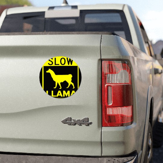 Phish Slow Llama Car Magnets
