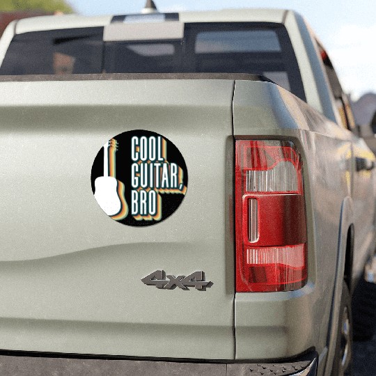 Cool Guitar, Bro - Acoustic Guitar Guitar Player Car Magnets