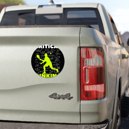 Pickleball Critical Dinking, Funny Pickle Ball. Car Magnets