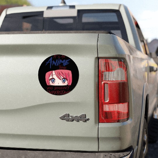Anime Girl Maga Eyes It's An Anime Thing Japanese Car Magnets