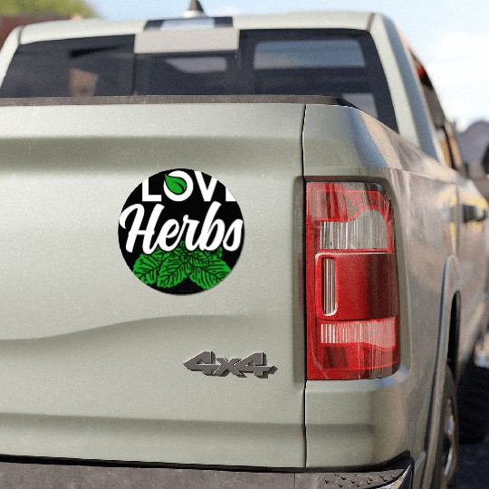 I Love Herbs Herbalist Gardening Herbalism Herb Car Magnets