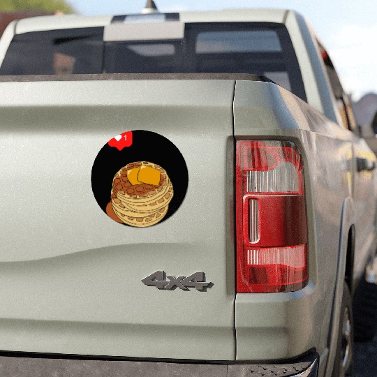Waffle lover Car Magnets
