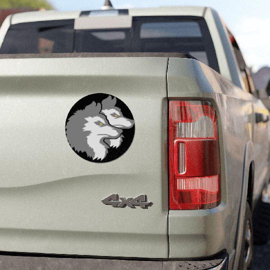 Team Logo Wolf Pack Car Magnets