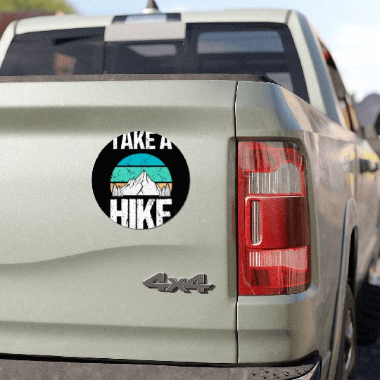 Take a Hike Car Magnets