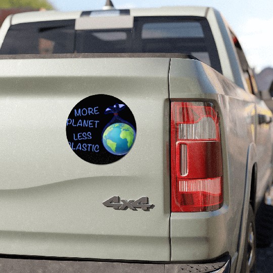 More Planet Less Plastic Eco Friendly Car Magnets