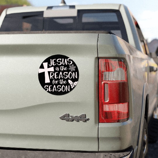 Jesus is The Reason for the Season Candy Christian Car Magnets