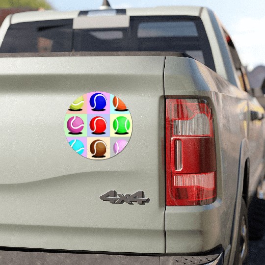 Cadeau pour joueurs et joueuses de padel Car Magnets