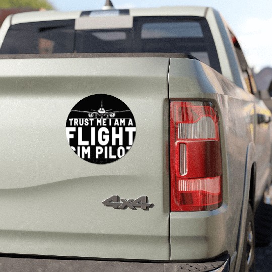 Pilot Aviation Airplane Airline Flight Sim Pilot Car Magnets