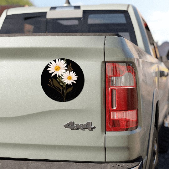 Marguerites Daisy Summer Daisies Flower Garden Car Magnets