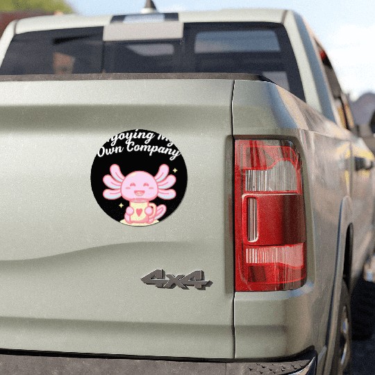 Enjoying My Own Company Sarcastic Introvert Sarcas Car Magnets