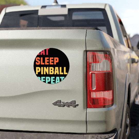 Eat Sleep Pinball Repeat - for Pinball lover Car Magnets