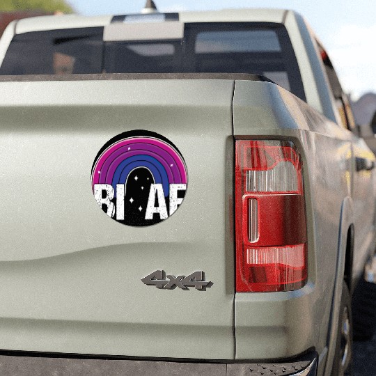 Bi AF Bisexual Pride Flag Rainbow Car Magnets