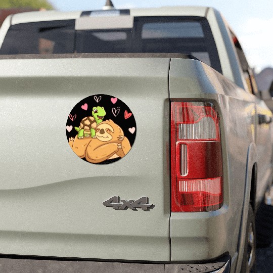 Love Turtle my sloth darling love Valentine's Day Car Magnets