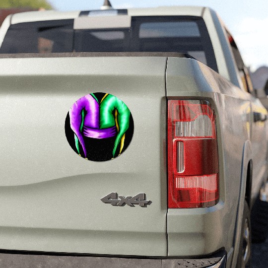 Jester Hat for Mardi Gras Car Magnets