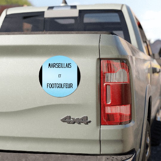Marseillais et footgolfeur Car Magnets