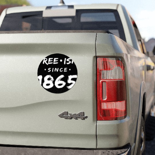 Juneteenth free since 1865 Black History US Africa Car Magnets