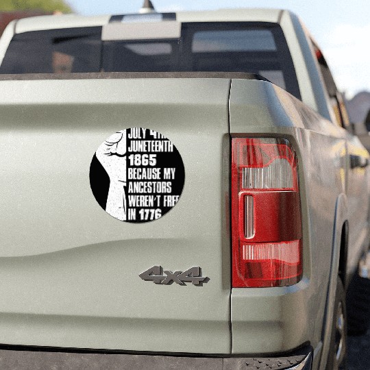 Juneteenth free since 1865 Black History US Africa Car Magnets