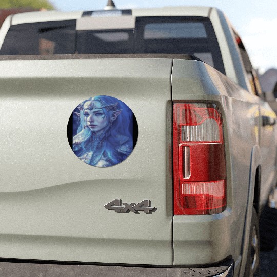 Fairy elf woman fantasy mysticism magic mythical j Car Magnets