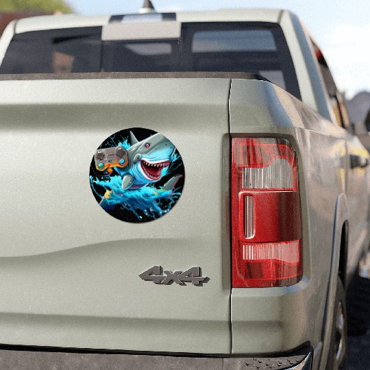 shark game ps 5 Car Magnets