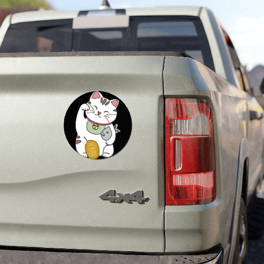 Lucky Cat Car Magnets
