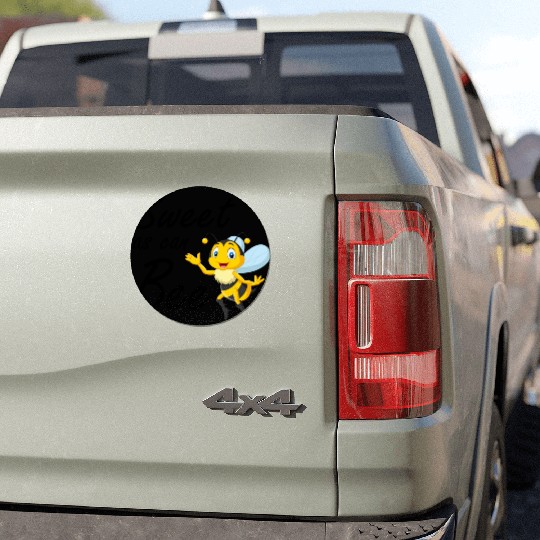 Sweet As Can Bee Sweet baby, Cute honey bee Car Magnets