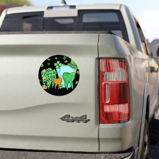 Happy Nurse Patricks Day Car Magnets