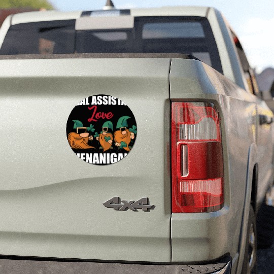 Legal Assistant Love Shenanigans St. Patricks Day Car Magnets