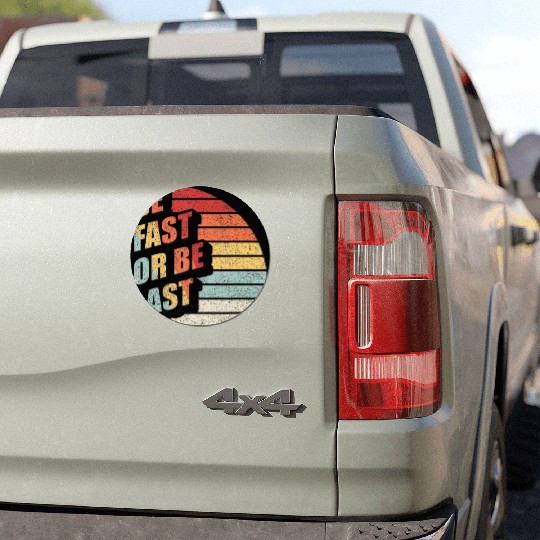 Fast Car Quote Drag Racing Gift Vintage Retro Rac Car Magnets