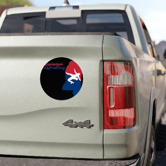 Mississippi Wrestling Car Magnets