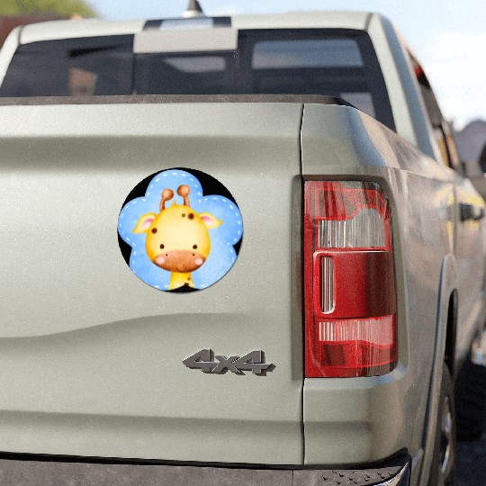 Baby Giraffe Car Magnets