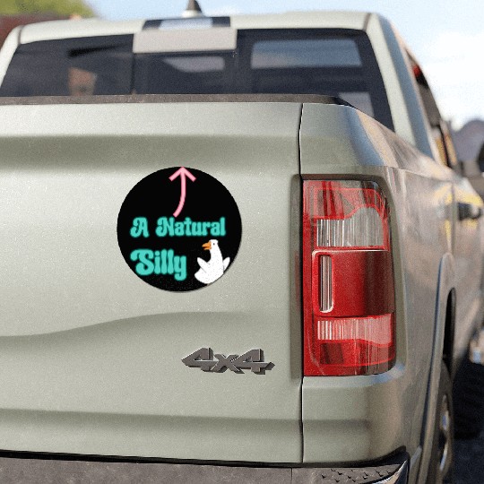 A Natural Silly Goose: Fun & Lighthearted Design Car Magnets