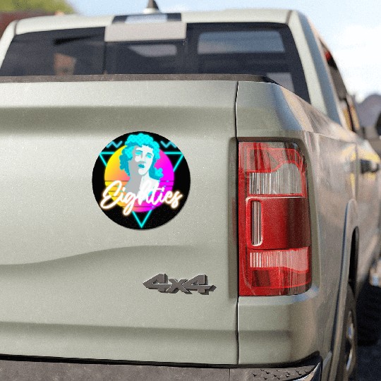 Retro Disco Nostalgia Neon Car Magnets