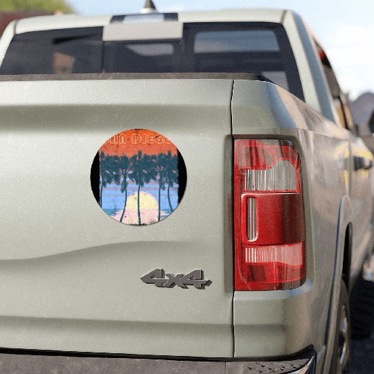 San Diego Beach Family Vacation Keepsake Car Magnets