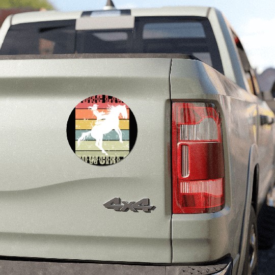 Long Live Cowgirls: Celebrate Western Style Car Magnets