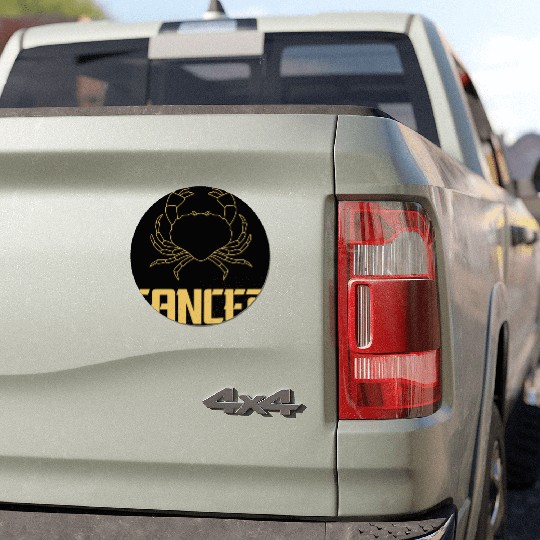 Cancer Zodiac Sign, astrology design, the crab Car Magnets