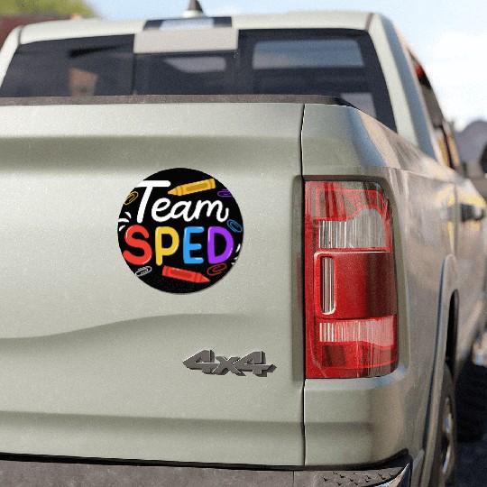 Sped Special Education Sped Teacher Student Car Magnets