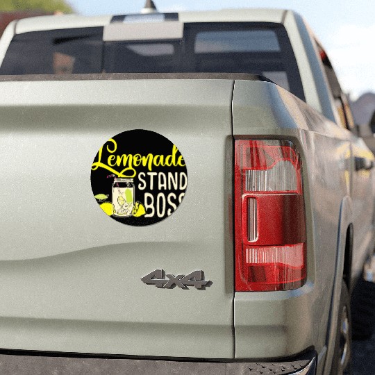 Lemonade Stand Boss Funny Lemon Juice Businesslemo Car Magnets