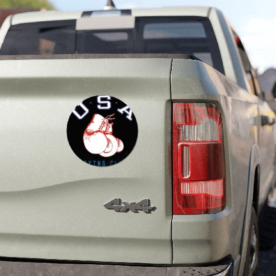 USA Boxing Club Car Magnets
