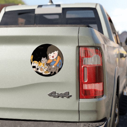 Crazy Cat Lady is My Destiny Car Magnets