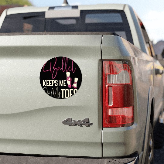 Ballet Dancer Dance Girl Ballerina Car Magnets