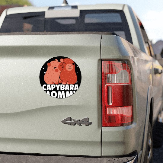 Capybara Mommy Lover Capybaras Rodent Animal Mom M Car Magnets