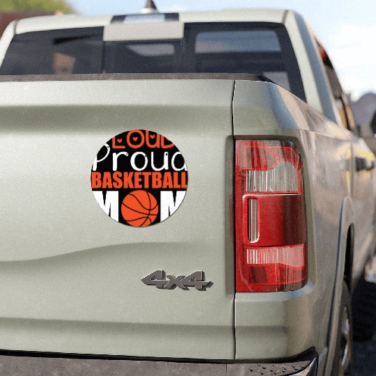 Loud Proud Basketball Mom Car Magnets