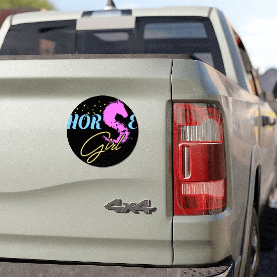 Horse Girl Car Magnets Horse Lovers Gift Equestrian