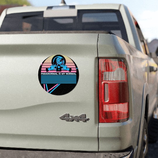 Ghost Hunting Retro Car Magnets