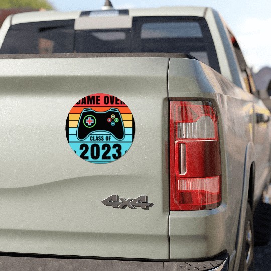 Senior 2023 Game Over Class of 2023 Seniors Car Magnets